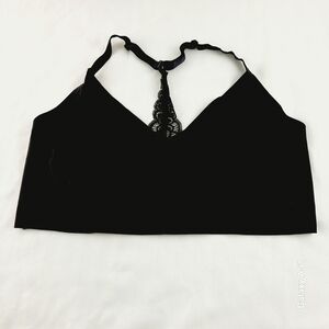 NWOT XL True Freedom Black Racerback Bra